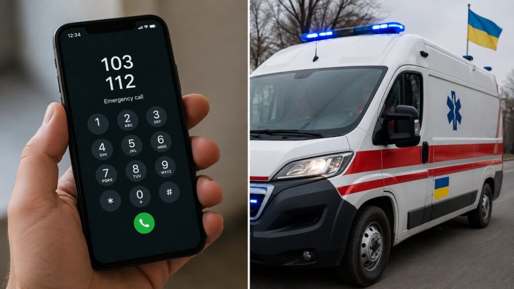 Екстрена допомога: коли викликати швидку 103/112 і що робити до приїзду бригади швидкої для України