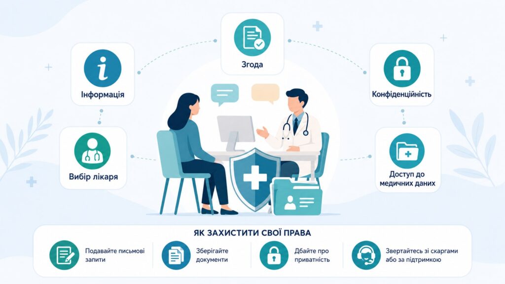 Права пацієнта в Україні: інформація, згода, лікар, конфіденційність