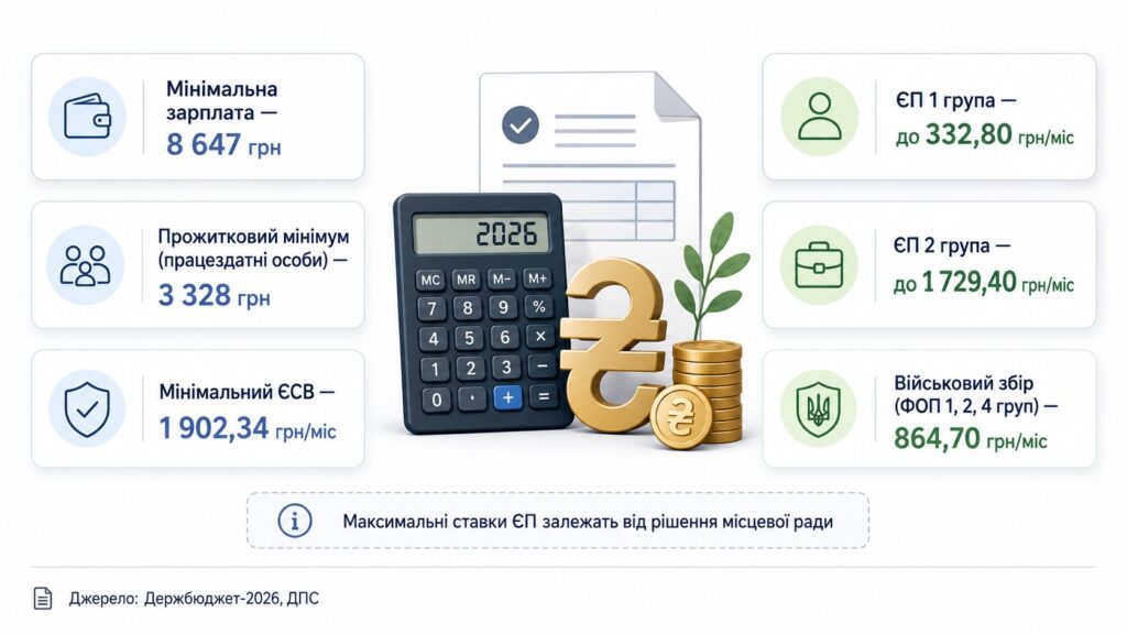Податки у 2026 році: скільки держава бере з вашого доходу