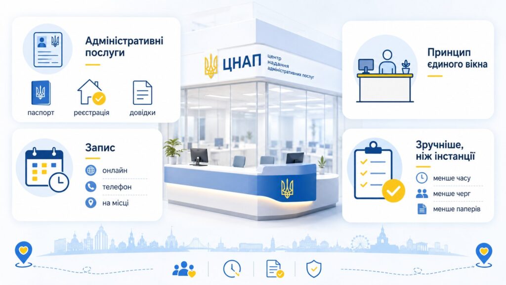 ЦНАП в Україні: послуги, запис онлайн, принцип єдиного вікна та переваги для громадян — повний гід