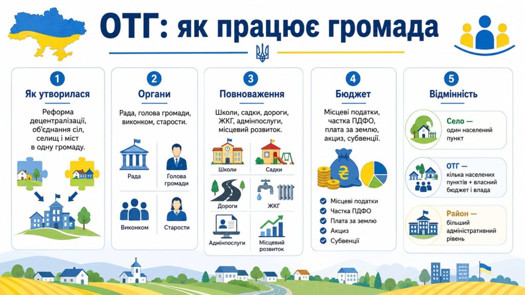 Що таке ОТГ і чому від неї залежить ваше життя