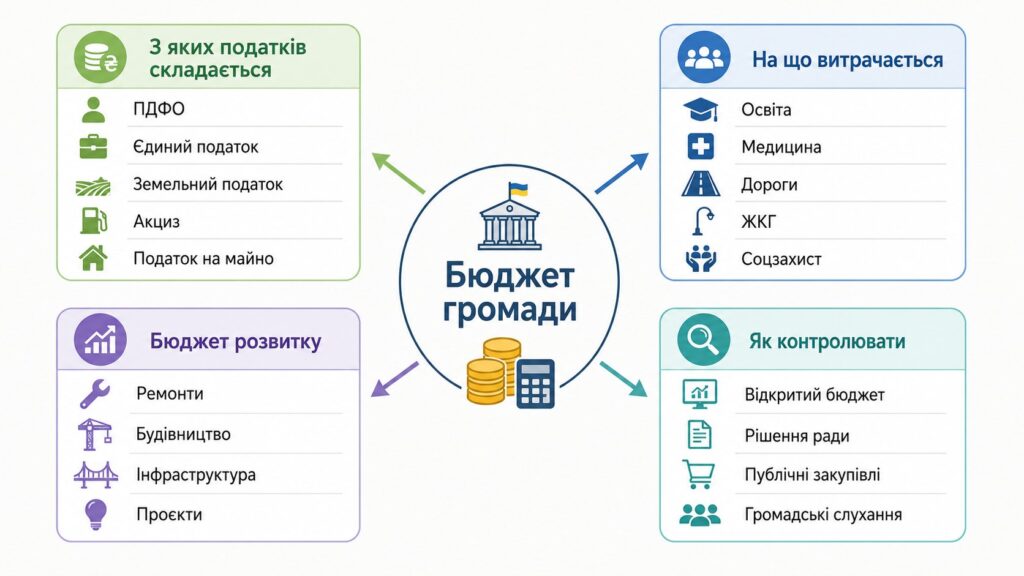 Куди йдуть ваші податки: як працює місцевий бюджет
