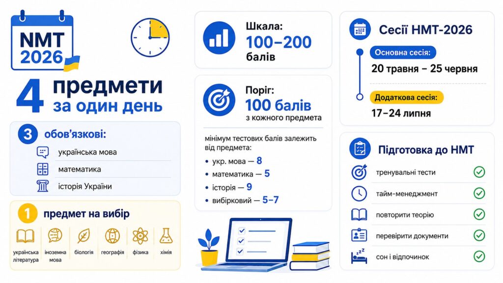 Як влаштований НМТ і як до нього підготуватися крок по кроку