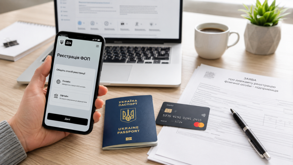 Відкриваємо ФОП у 2026 році: що зробити крок за кроком