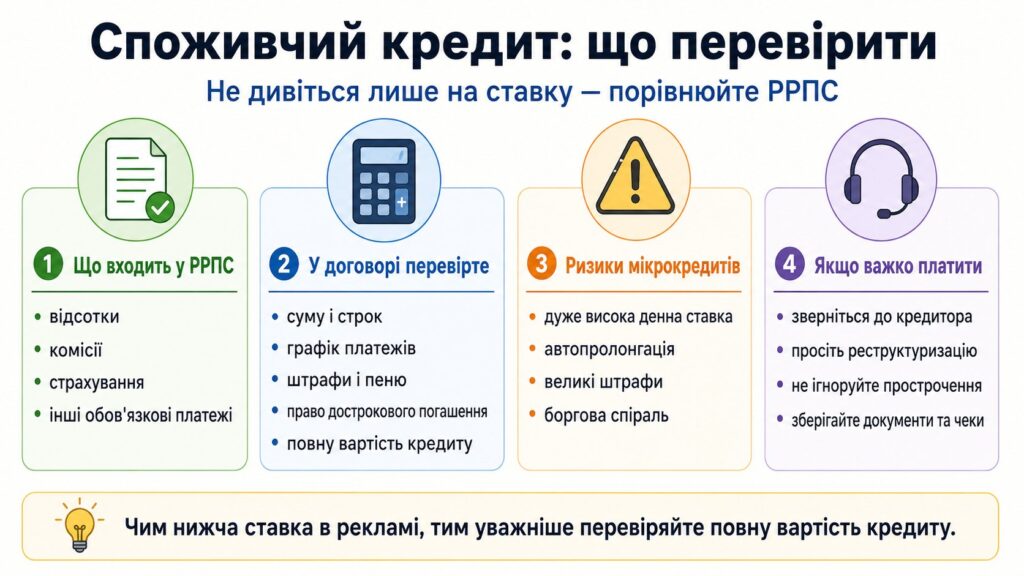 Як працює споживчий кредит і як не переплатити