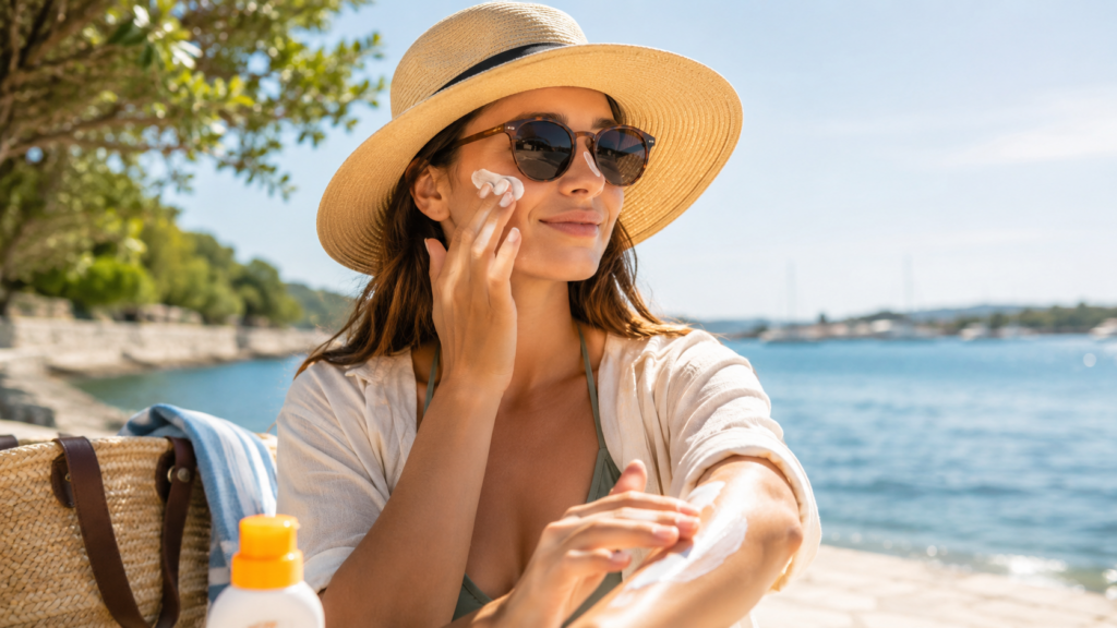 Як захиститися від сонця і спеки влітку: SPF, вода, одяг і допомога при перегріві дорослим і дітям